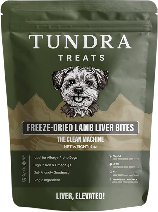 Freeze-Dried Dog Treats Single Ingredient, High Protein, All-Natural, Lamb Flavor