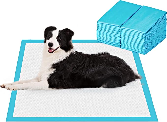 BESTLE Extra Large Pet Training and Puppy Pads Pee Pads for Dogs 28"x34" -18 Count Super Absorbent & Leak-Proof