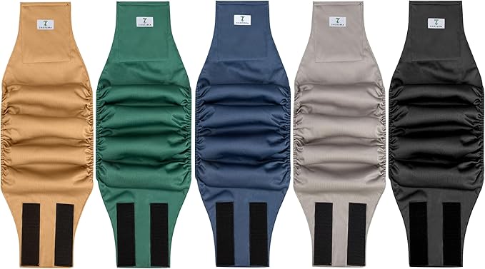 5 Pack Dog Diapers Male,Reusable Leakproof Pet Soft Dog Belly Band Wraps,High Absorbency Male Dog Diaper,Wider Washable Belly Band for Doggy Incontinence and Puppy Training