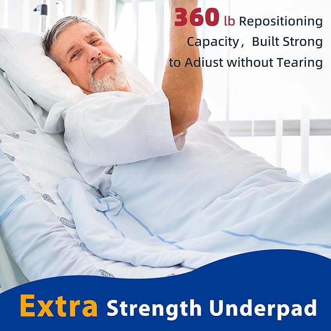 SOFYFINE Disposable Adult Underpads 36"x48" XXL Extra-Large Incontinence Bed Pads – Mattress Protector Pee Pads for Adults Kids, Bed Protection & Training [40 Pads]