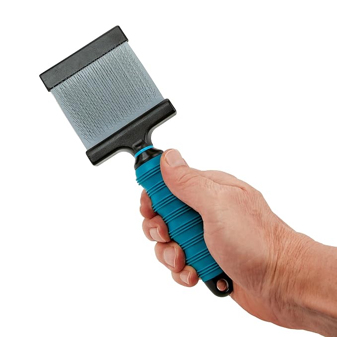 Dog and Cat Coat Grooming Tools Improved Double Sided Flexible Slicker Brushes (Medium)