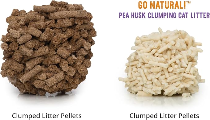 Catit Go Natural Pea Husk Clumping Cat Litter 12.3 lb, Natural