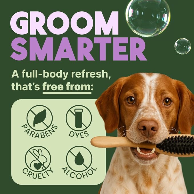 TropiClean Dog Conditioner, Easy Detangling & Moisturizing Conditioner, Puppy Safe, Made in the USA, Kiwi & Cocoa Butter Scent, 20oz.