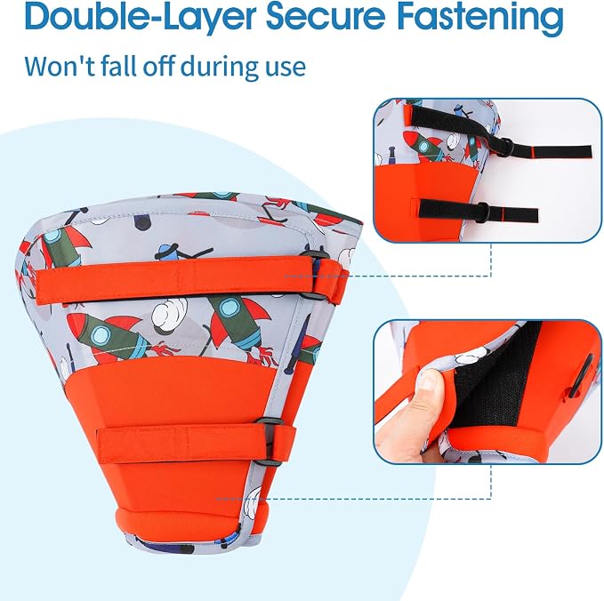 Large Dog Cone Collar, Dog Elizabethan Collar for Dogs with Durable Material, Easy to Put On & Off, for Surgery Recovery to Allow Comfortable Sleep for Large Breeds,L
