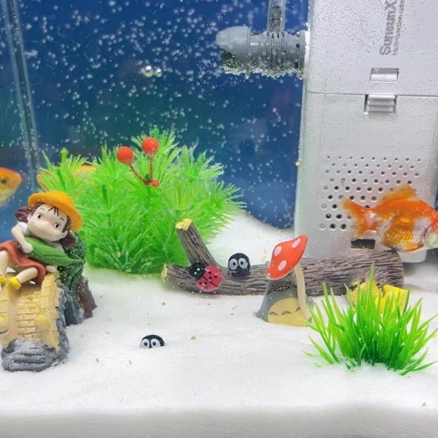 5 lbs Aquarium White Sand, 0.4-0.8 mm Aquarium Substrate for Fish Tank. Decorative Sand for Fish Tank, Paintings, Plants Potted, Fire Pits, Candle, Vase and Crafts