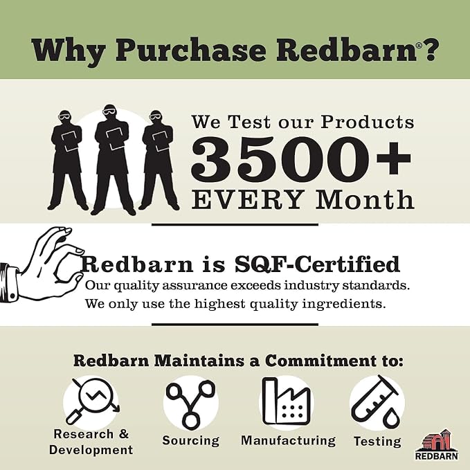 Redbarn-All-Natural Air-Dried Training Treats for Puppies and Dogs - Delicious Beef & Chicken Flavors - Grain-Free Single Protein Rewards for Small, Medium, & Large Breeds (8oz Each, 4 Bags Total)
