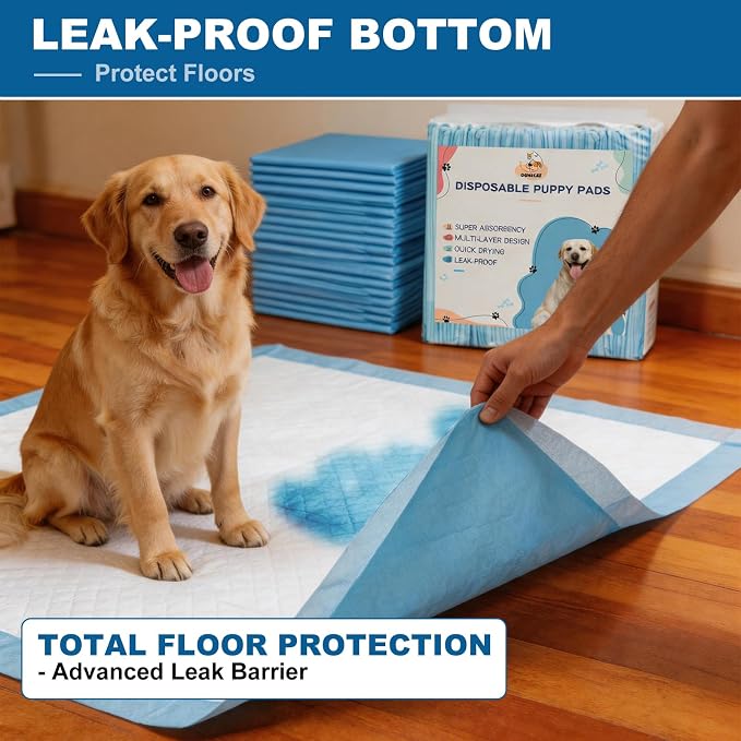 XXXL Dog Pee Pads Extra Large 36"x36" (35 Count), Heavy Duty XXL Puppy Pads for Large Dogs, Super Absorbent Potty Pads & Pet Training Mats