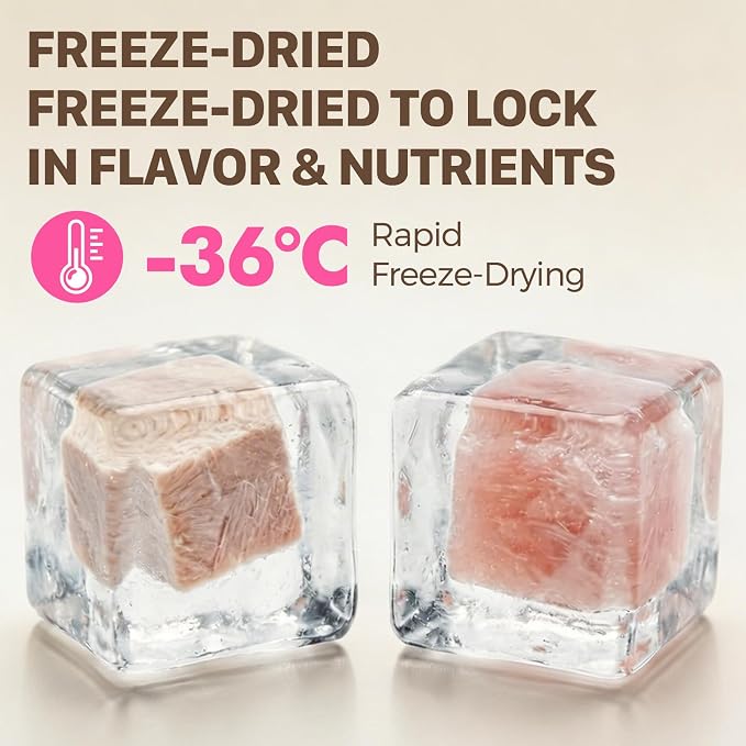 Freeze Dried Cats & Dogs Raw Treats, All Natural Single Ingredient Duck Breast, High Protein Healthy Pet Training Treats or Food Topper, 5.3 oz