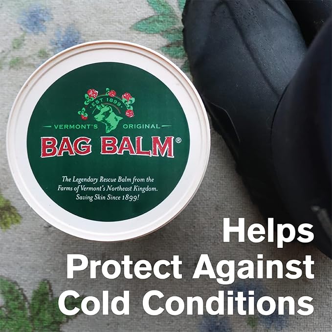 Bag Balm Vermont's Original Hand & Skin Moisturizer, Cracked Heels Treatment, Dry Hands & Dogs Ointment - 72oz Pail