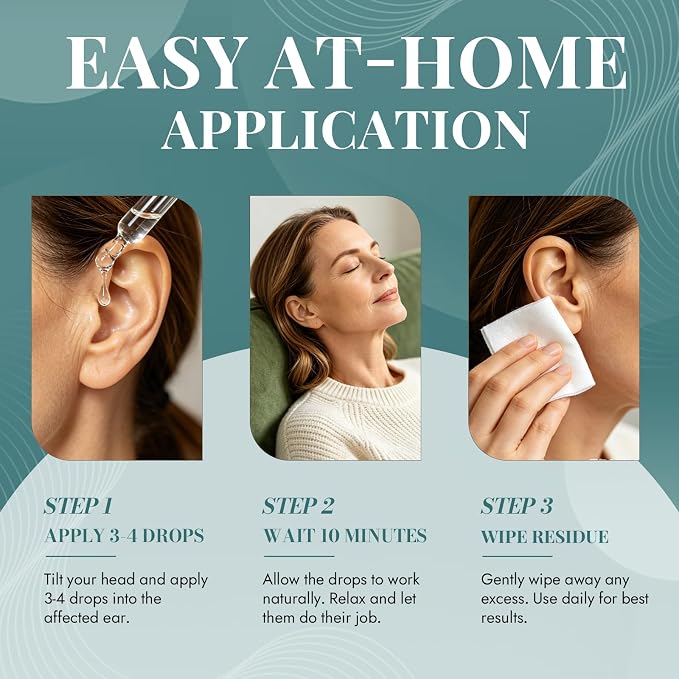 Zurith AuraClear Ear Cleaning and Relief Drops, Natural Care Formula for Ear Wax Softening, Canal Hydration & Daily Comfort, Easy-to-Use Drops, 30 Ml / 1 Fl Oz (1pc)