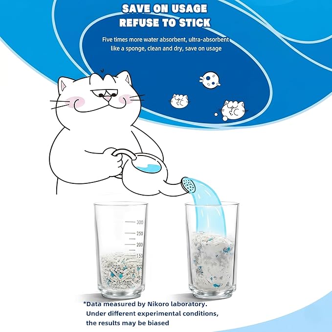 NIKORO Tofu Cat Litter,Strong Clumping Cat Litters,Odor Control and Unscented Ultra Absorbent Water Flushable Tofu Cat Litter,Dust Free Scent Free,21 lbs(5.29 lbs×4Bags)