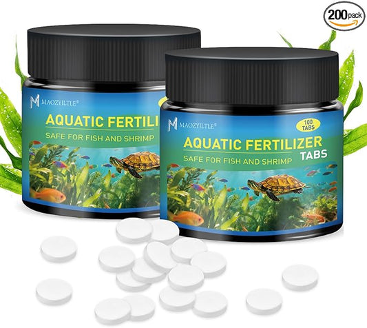 Root Tabs, Aquarium Plant Fertilizer, Aquarium Water Care Tabs, 100 Tabs Aquarium Plant Food Safe for Fish and Shrimp, Aquatic Plant Fertilizer for Planted Aquarium Substrate (2 * 100)