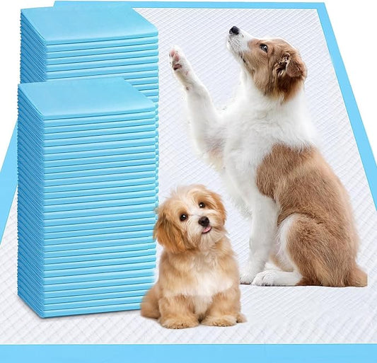 XXXL Puppy Pee Pads for Dogs 31"x47" 40 Count, Pee Pads Extra Large, Leak-Proof & Super Absorbent Dog Pee Pads, Thicken Disposable Potty Pads Puppy Training Pads for Cats Rabbits