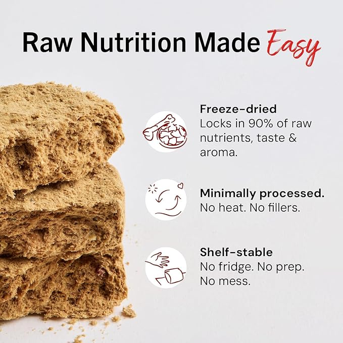 Stella & Chewy's Freeze-Dried Raw Dinner Patties - Absolutely Rabbit Recipe - High Protein Grain-Free Puppy & Dog Food - Perfect for Picky Eaters - 25 oz (Pack of 2)