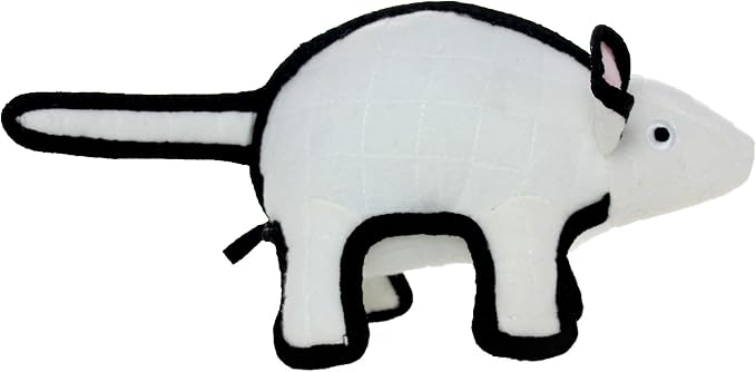TUFFY® : 2 Pack Mouse Dog Toy: Ultra Durable Plush Toy with Multiple Layers & Reinforced Seams, Washable and Floats, Original Construction