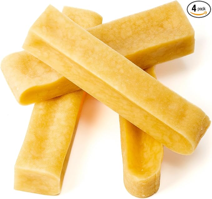 Eli Himalayan Dog Chew – 100% Natural, Long-Lasting Chews for Dogs 11–22 lbs, Protein-Rich, Gluten Free, Grain Free, Lactose Free, Safe & Healthy Dental Treats – Size Medium, 4 Pack