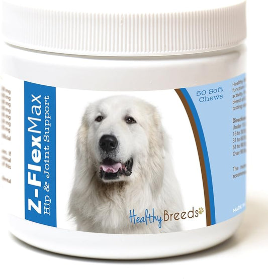 Healthy Breeds Great Pyrenees Z-Flex Max Hip and Joint Soft Chews 50 Count