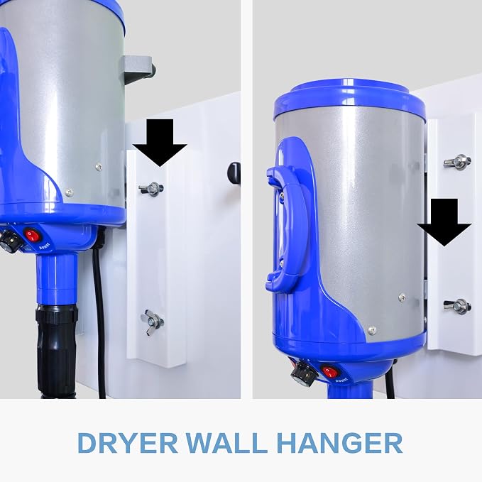 SHELANDY Groomer Partner Pet Grooming Dryer with Fitted Wall Mount