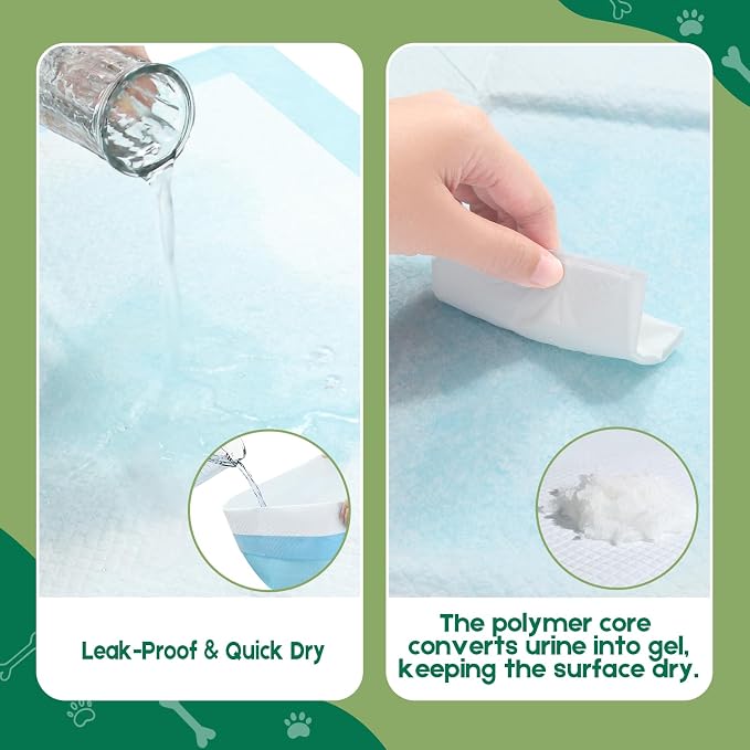 Pee Pads for Dogs ,Disposable Dog Traning Pads Leak-Proof Dog Pee Pads Extra Large,Quick-Drying Absorbent Wee Wee Pad for Dogs Puppy Pad XXL 31"x36" ,60 Count
