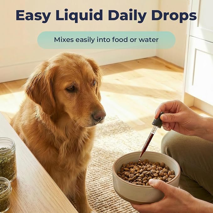 Eyebright for Dogs, Liquid Eye Wellness Supplement with Eyebright Herb Extract, Supports Eye Comfort, Clear Vision & Daily Visual Wellness for Dogs, Oral Drops, 2 fl oz