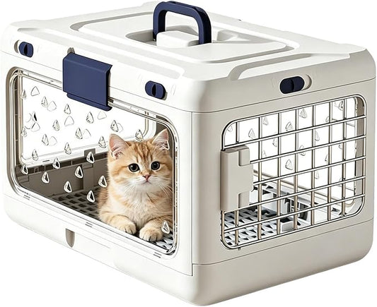 Genérico Canine Cage, Rigid Pet Carrier, Rigid Carrier for Cats | Outings with Puppies and Camping Outdoor Cycling Hiking Travel