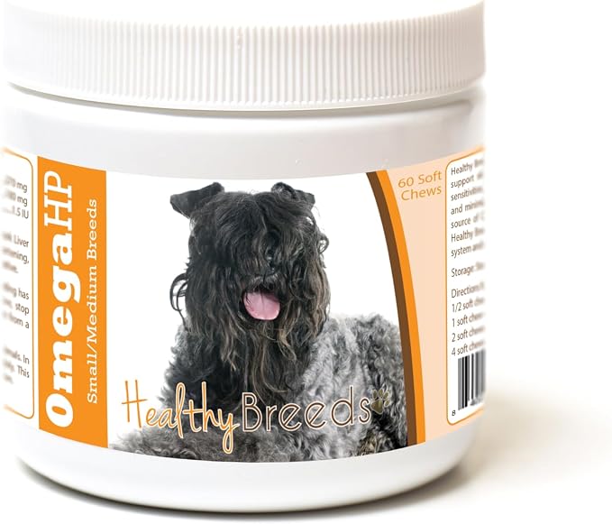 Healthy Breeds Kerry Blue Terrier Omega HP Fatty Acid Skin and Coat Support Soft Chews 60 Count