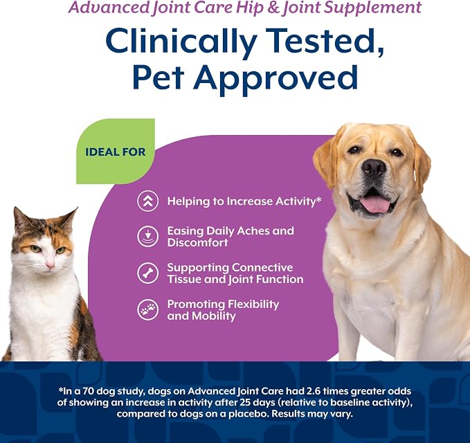 NaturVet Arthrisoothe Glucosamine for Dogs – Dog Supplement with Glucosamine, MSM, Chondroitin & Hyaluronic Acid – ArthriGold Level 3 – 240 Soft Chews