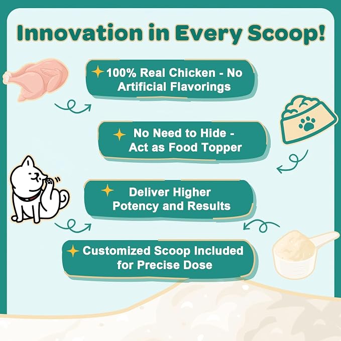 ZEBORA Pumpkin Powder for Dogs & Dog Allergy Relief Powder