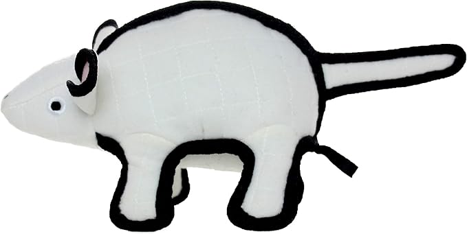 TUFFY® : 2 Pack Mouse Dog Toy: Ultra Durable Plush Toy with Multiple Layers & Reinforced Seams, Washable and Floats, Original Construction
