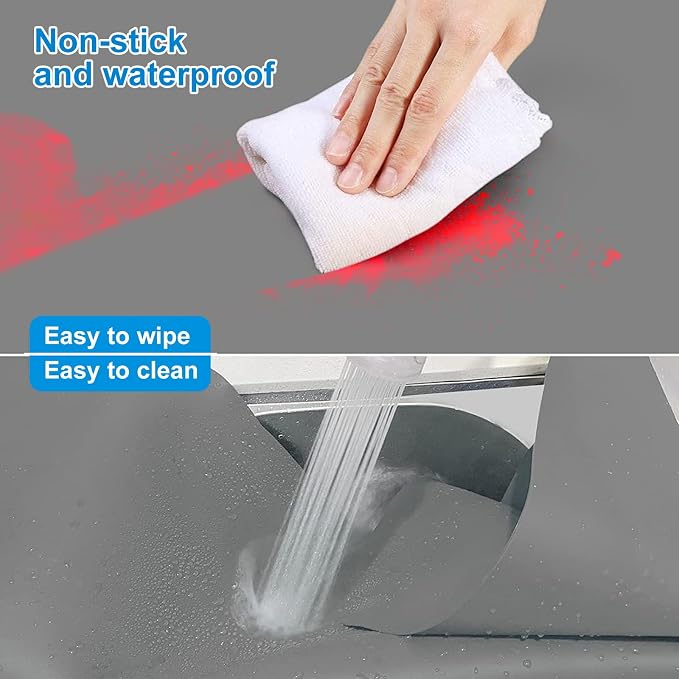 AECHY Silicone Mats for Kitchen Counter 27.5 x 16.5 Inch, 2mm Thick – Multipurpose Silicone Mat Thick Heat Resistant Mat Shipped Rolled Up Kitchen Counter Mat Nonslip Silicone Mats, Dark Gray