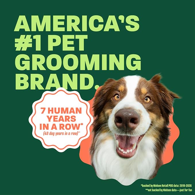 TropiClean 2-in-1 Dog Shampoo and Conditioner, Long Lasting Papaya Scent, Moisturizing Dog Detangler, Puppy & Kitten Safe, Made in the USA, 20oz.