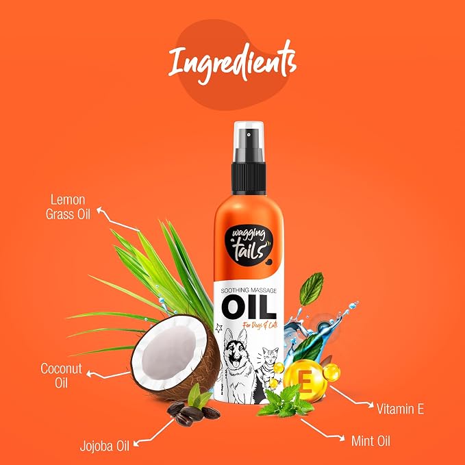 Wagging Tails Pet Care Bundle: 6-in-1 Soothing Oil & Paw Butter for Dogs & Cats | Natural Ingredients for Coat Shine, Softness, and Healing Paws | Includes Coconut Oil, Vitamin E, Turmeric