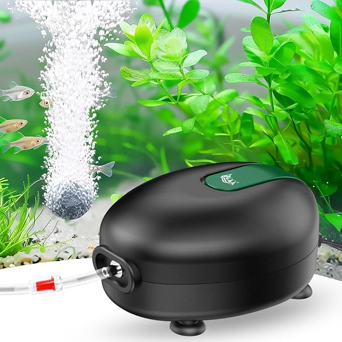 AQQA Aquarium Sponge Filter & Air Pump
