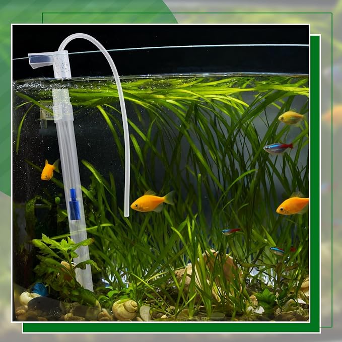 Sieral Undergravel Aquarium Filter for 15-20 Gallon Tanks, 8 Pcs 5.7'' x 5.7'' Plates, Under Gravel System for Clean Water, with 2 Uplift Tube and 1 Filter Cotton, for Fish Tank Fresh and Saltwater