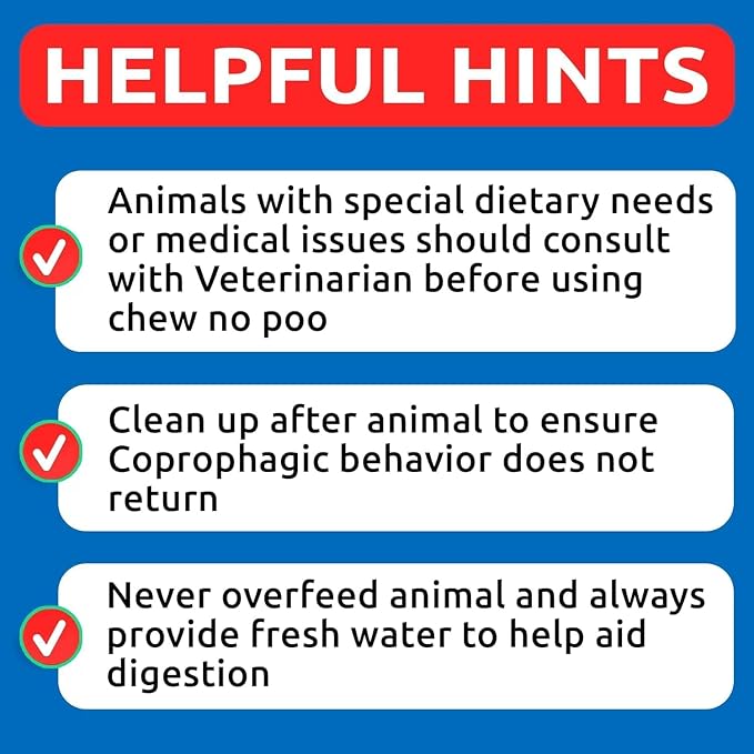No Poo Chews for Dogs - Coprophagia & Stool Eating Deterrent with Probiotics, Digestive Enzymes & Breath Aid Support
