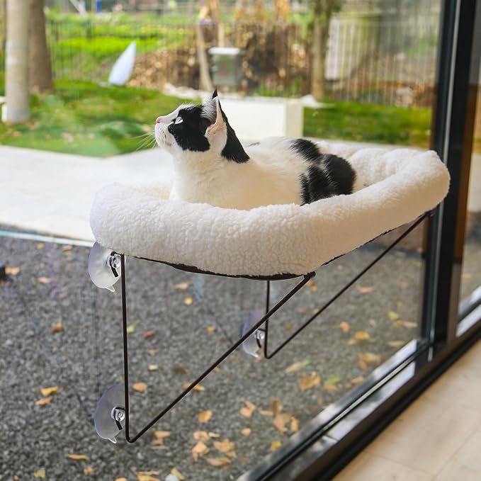 Zakkart Cat Window Perch and 2-Pack Cat Scratching Board, 2 Item Bundle