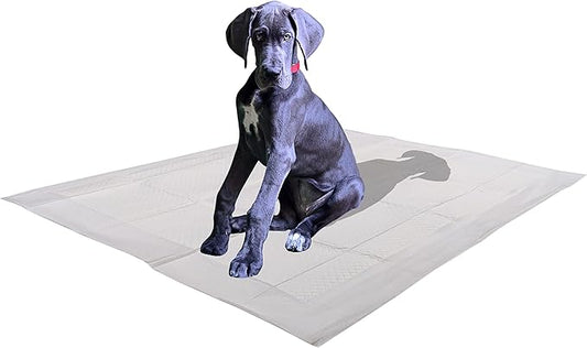Ultra Absorbent - Leak-Proof Pee Pads for Dogs Rabbits and Cats (5 Layers) with Pheromone Attractant Scent to Improve Potty Training Success - (100 Count) - X-Large - 28" x 34" by SciencePurchase
