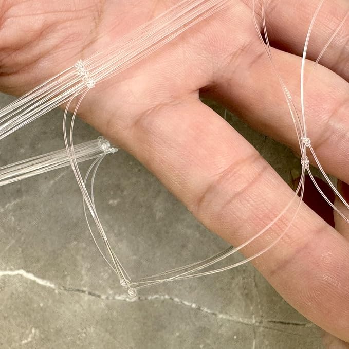 Nylon Silk Nets Fishing Net Gill Net Semi-Finished 2x2in 0.38mm | Semi-finished net for custom fishing net assembly