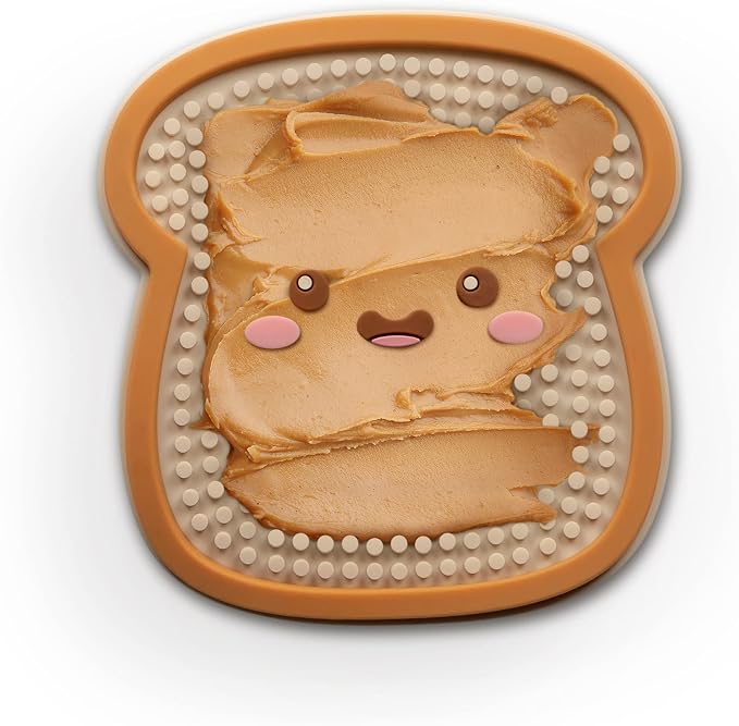Genuine Fred Howligans Dog Lick Mat, Toast