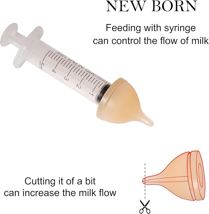 Doggiema Kittens Feeder Bottle, Silicone Feeding Nipple and Syringes for All Breed Kittens and Small Animals Dongdong pet