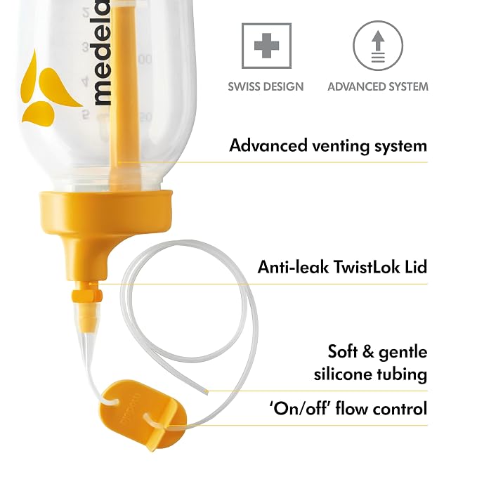 Medela Supplemental Nursing System (SNS), Specialty Nursing Device for Breastfeeding or Chestfeeding, Newly Enhanced Design with Upgraded Materials