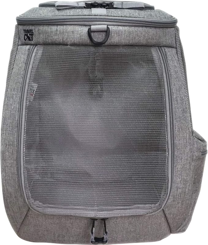Travel Cat Navigator Carrier Bag & Meowbile Cat House Set - Ultimate Cat Travel & Comfort Bundle for Cats up to 25 LBS - Carrier with Ventilation and Collapsible Cozy Cat Bed