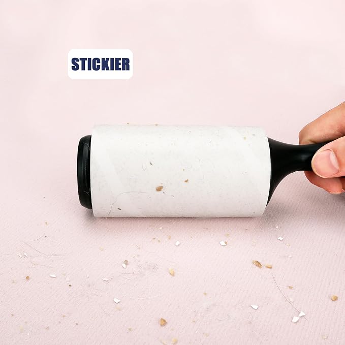 4 inch Lint Roller Refills Only for Scotch-Brite Pet Hair Pickup Everyday Clean Lint Rollers, 50% Stickier, 60 Sheets Each Refill, 6 Pack, 360 Sheets Total (1 3/4'' Inside Dia.)