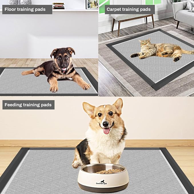 Gardner Pet Pee Pads for Dogs (Green+Black)