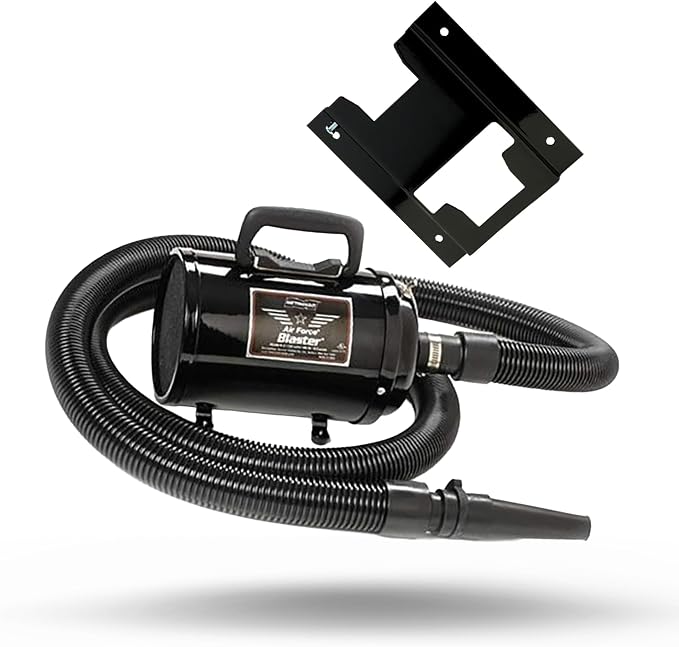 METROVAC Airforce Mounting Bracket Bundle with Airforce Blaster Pet Dryer