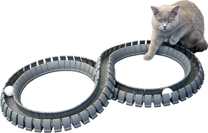 Magic Cat Track and Ball Toy for Kittens Pets Kitties Cats