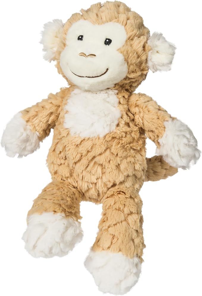 Mary Meyer Putty Nursery Stuffed Animal Huggable Soothing Soft Toy, 11-Inches, Golden Monkey