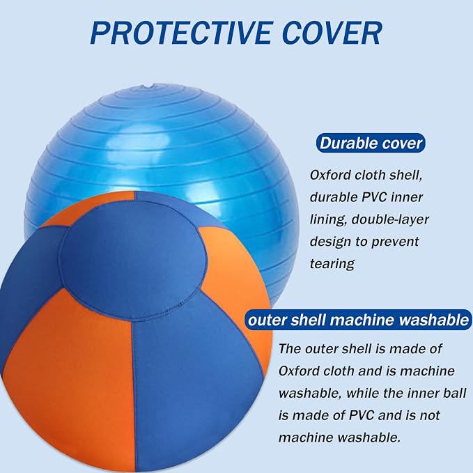 18'' Herding Ball for Dogs –Enhanced Chew Resistance with Durable 900D Oxford Cover, Interactive Dog Toy for Australian Shepherds, Cattle, Border Collies, Outdoor Training & Backyard Play