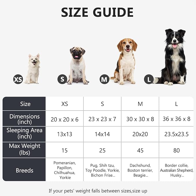 MIXJOY Orthopedic Dog Bed Comfortable Donut Cuddler Round Pet Beds Ultra Soft Washable Dog and Cat Cushion Bed (30'', Coffee)