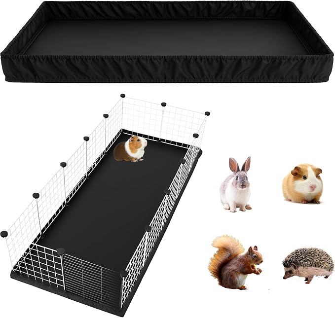 PJYuCien C&C Cage Bottom 24"x48", Easy to Install | Use as Top, Use as Bottom and Top Set, Protect Floor, Saves Time and Effort,for Guinea Pig and Other Small Animals